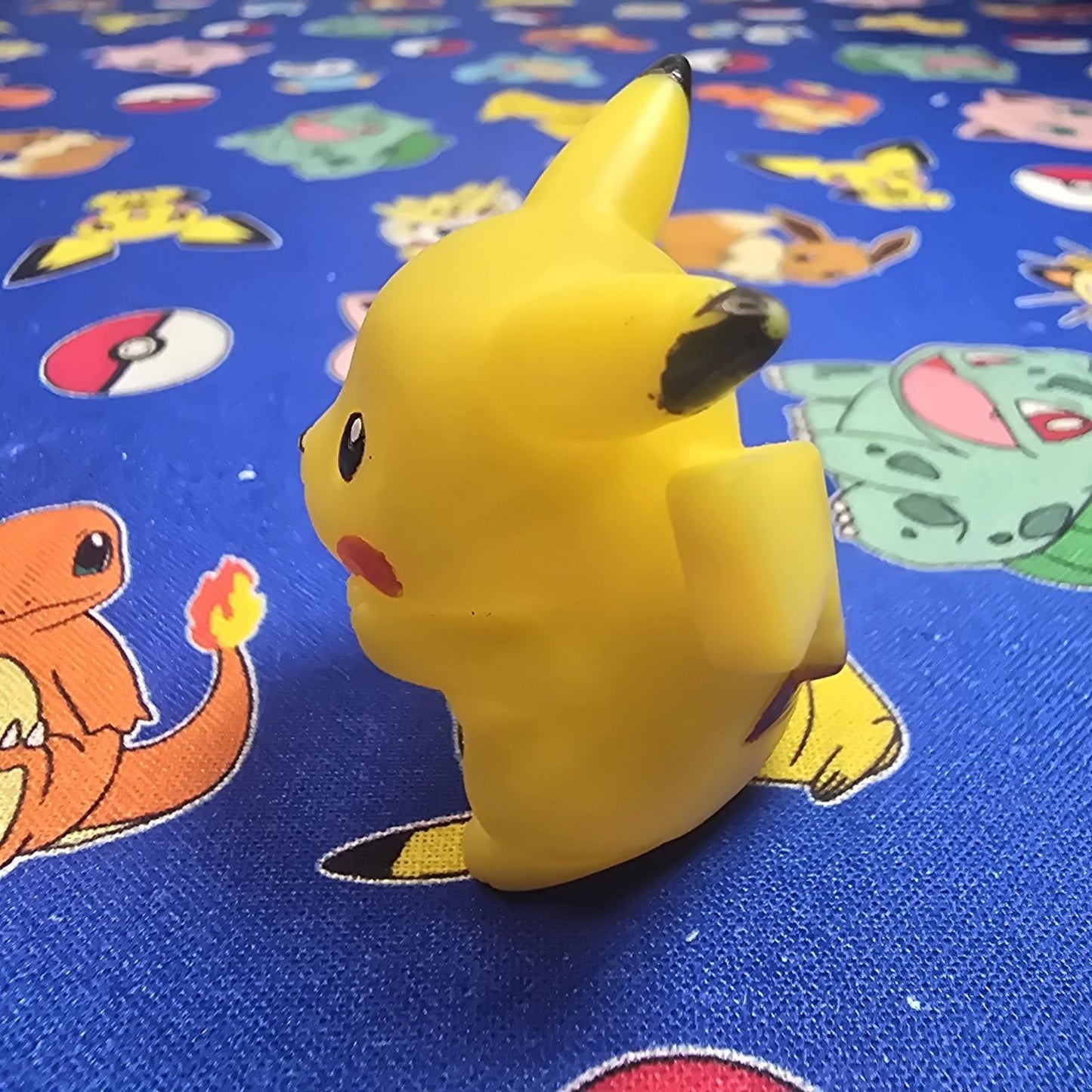 Pokemon Pikachu Figure Finger Puppet 1999 Nintendo Bandai PVC Vintage Japan USA
