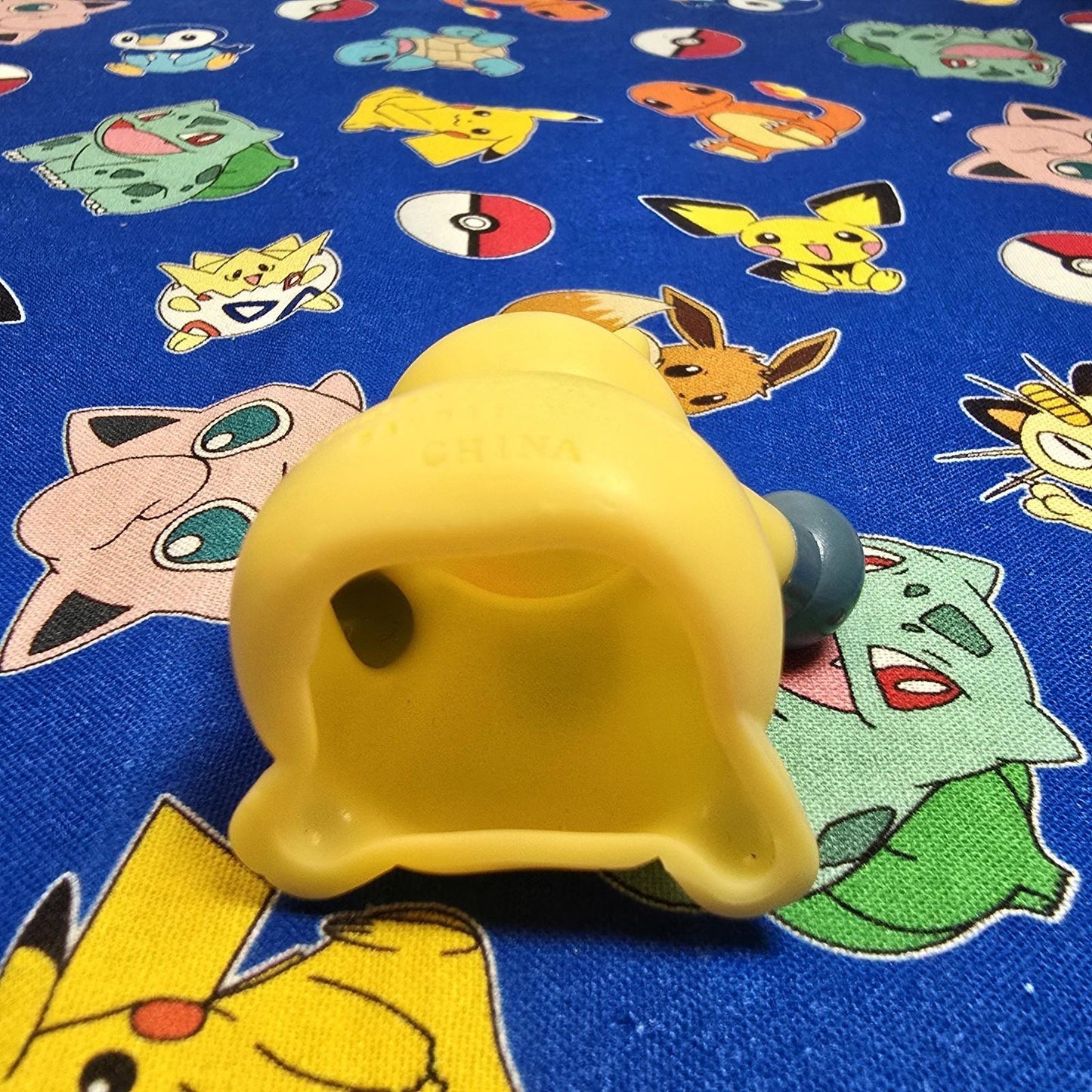 Pokemon Makuhita Figure Finger Puppet 2005 Nintendo Bandai PVC Vintage Japan USA
