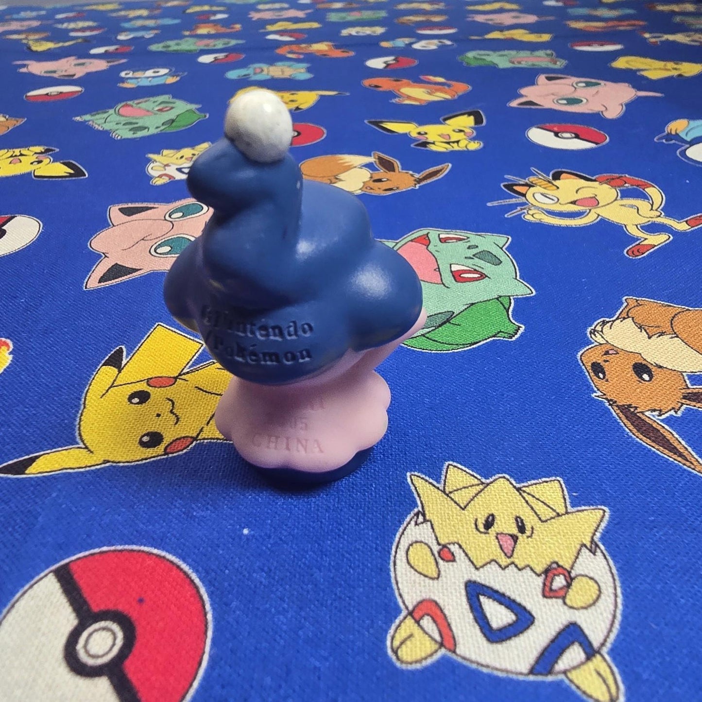Pokemon Mime Jr Figure Finger Puppet 2005 Nintendo Bandai PVC Vintage Japan USA