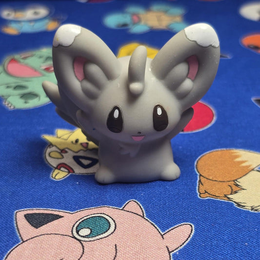 Pokemon Minccino Figure Finger Puppet 2010 Nintendo Bandai PVC Japan USA Seller