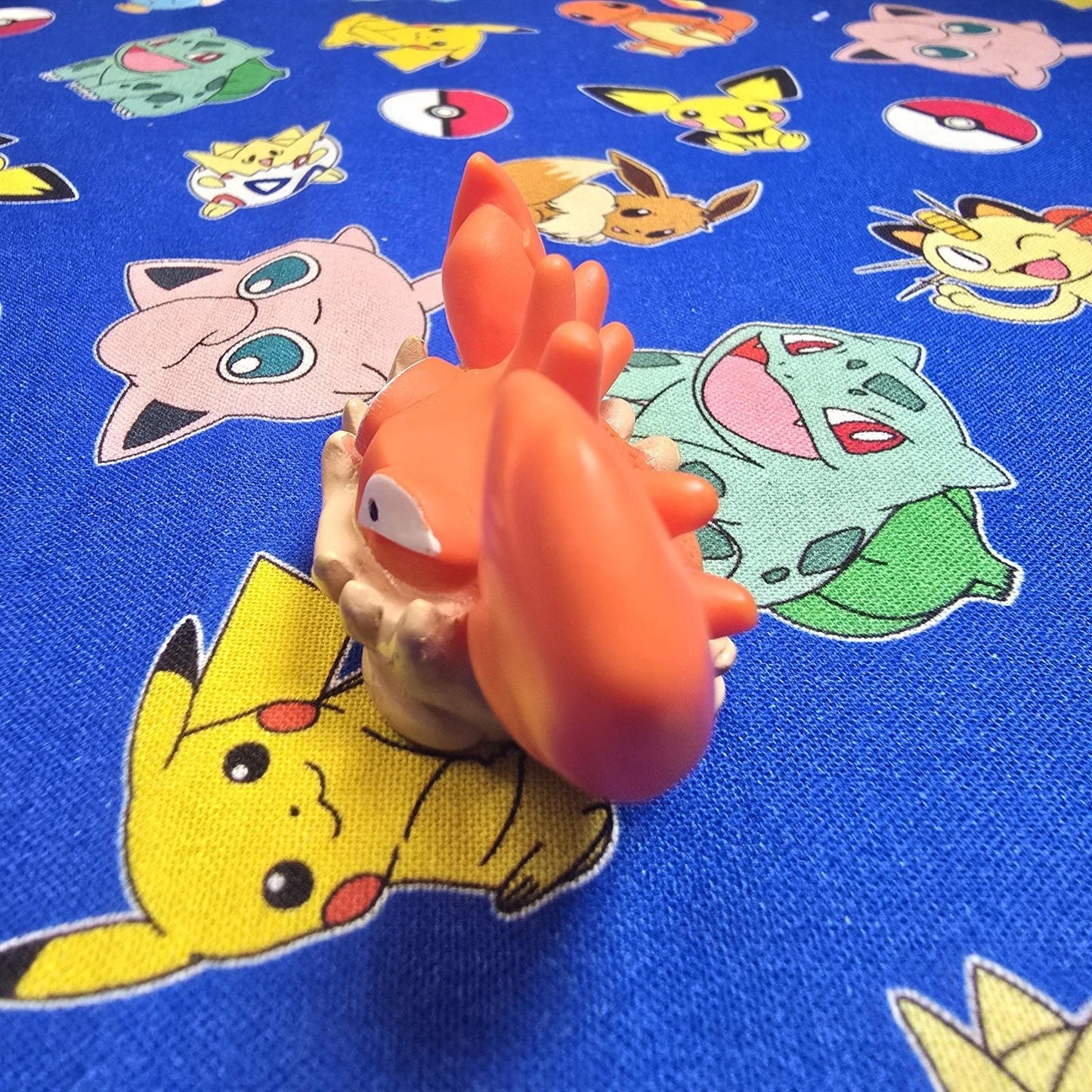 Pokemon Kingler Figure Finger Puppet 1997 Bandai Nintendo PVC Vintage USA Seller
