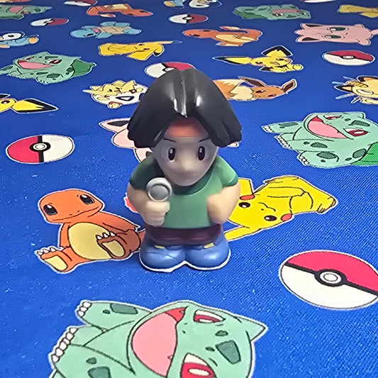 Pokemon Trainer Tracey Figure Finger Puppet 1999 Nintendo Bandai Vintage Japan