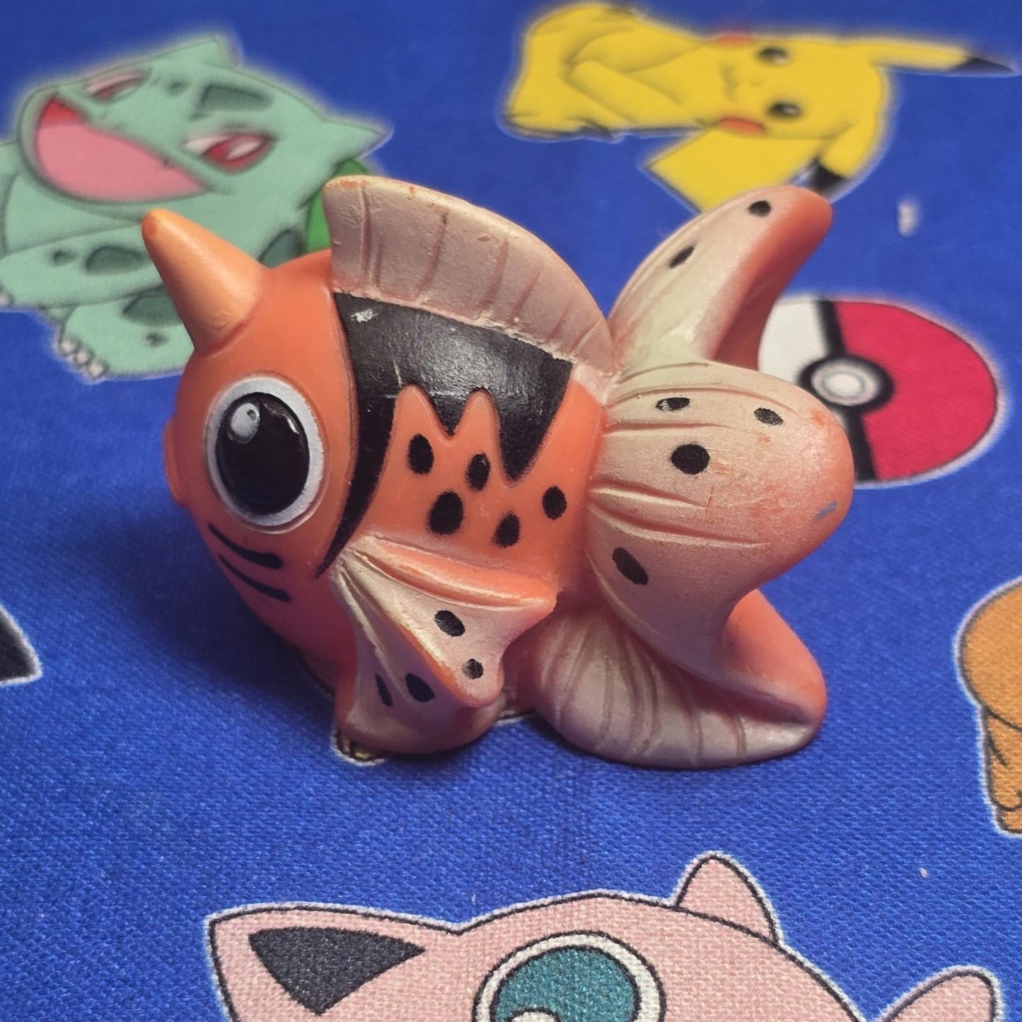 Pokemon Seaking Figure Finger Puppet 1997 Bandai Nintendo PVC Vintage USA Seller