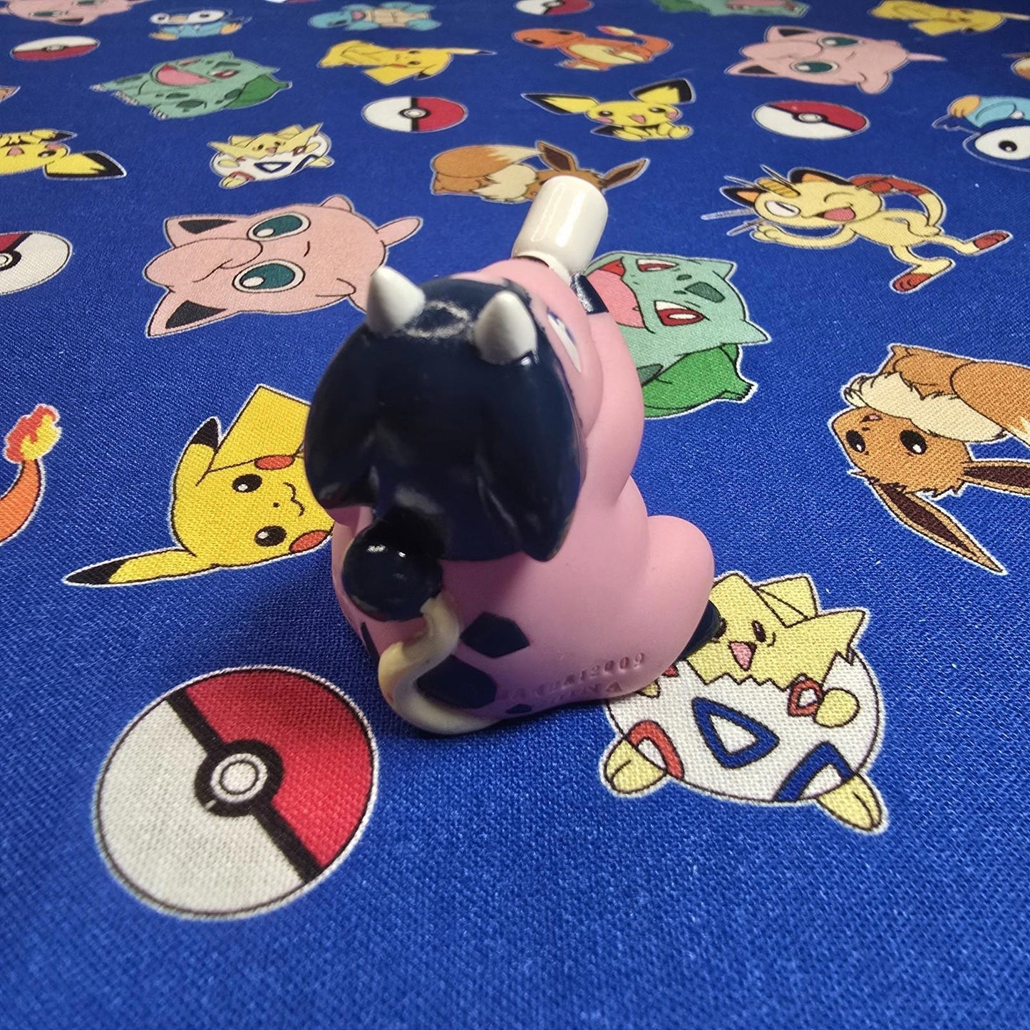 Pokemon Milktank Baby Figure Finger Puppet 2009 Rare Nintendo Bandai Japan USA
