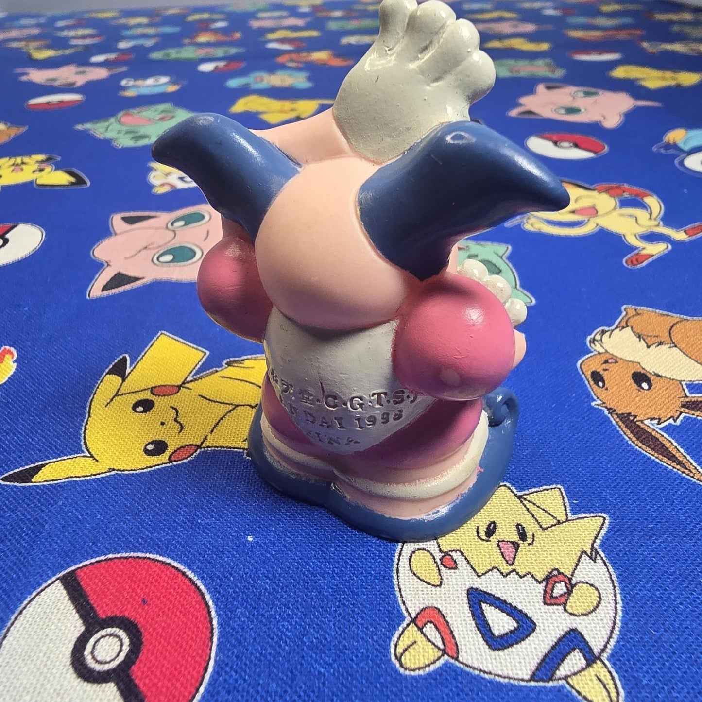 Pokemon Mr Mime Light Figure Finger Puppet 1998 Nintendo Bandai Vintage Japan US