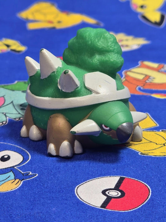 Pokemon Torterra Figure Finger Puppet 2007 Nintendo Bandai PVC Japan USA Seller