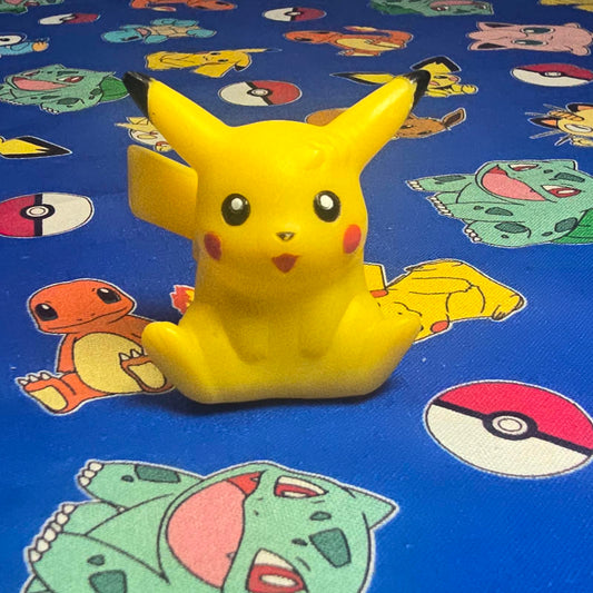 Pokemon Pikachu Figure Finger Puppet 1999 Nintendo Bandai PVC Vintage Japan USA