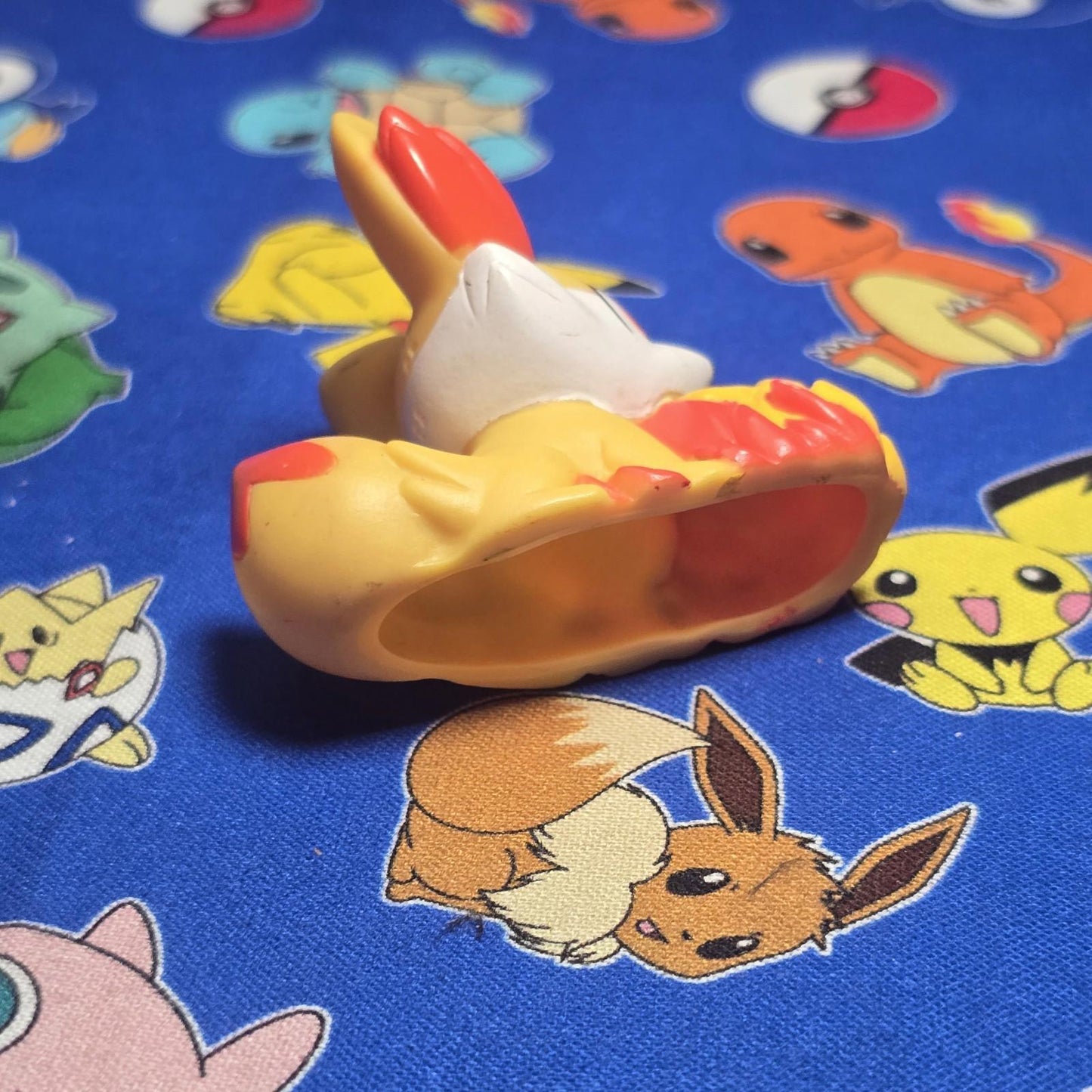 Pokemon Fennekin Figure Finger Puppet 2013 Nintendo Bandai PVC Japan USA Seller