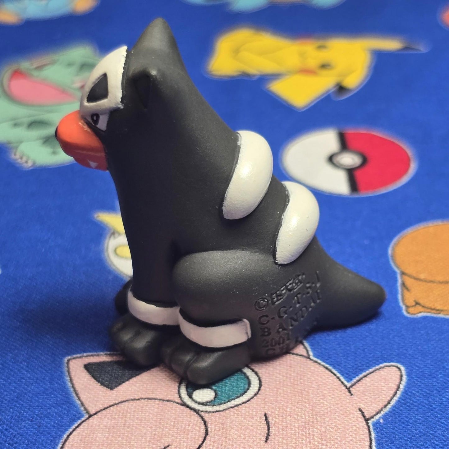 Pokemon Houndour Figure Finger Puppet 2001 Nintendo Bandai PVC Vintage Japan USA