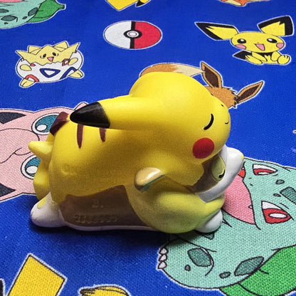 Pokemon Pikachu & Yamper Figure Finger Puppet Nintendo Bandai Japan USA Seller
