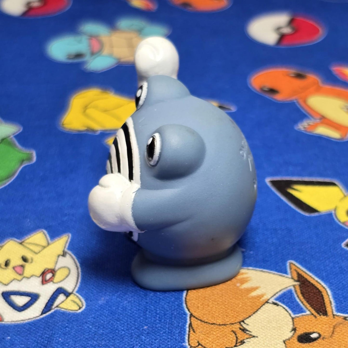 Pokemon Poliwhirl Figure Finger Puppet 2005 Nintendo Bandai Vintage Japan USA