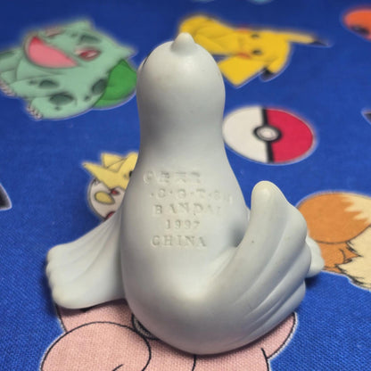 Pokemon Dewgong Blue Figure Finger Puppet 1997 Bandai Nintendo Vintage Japan USA