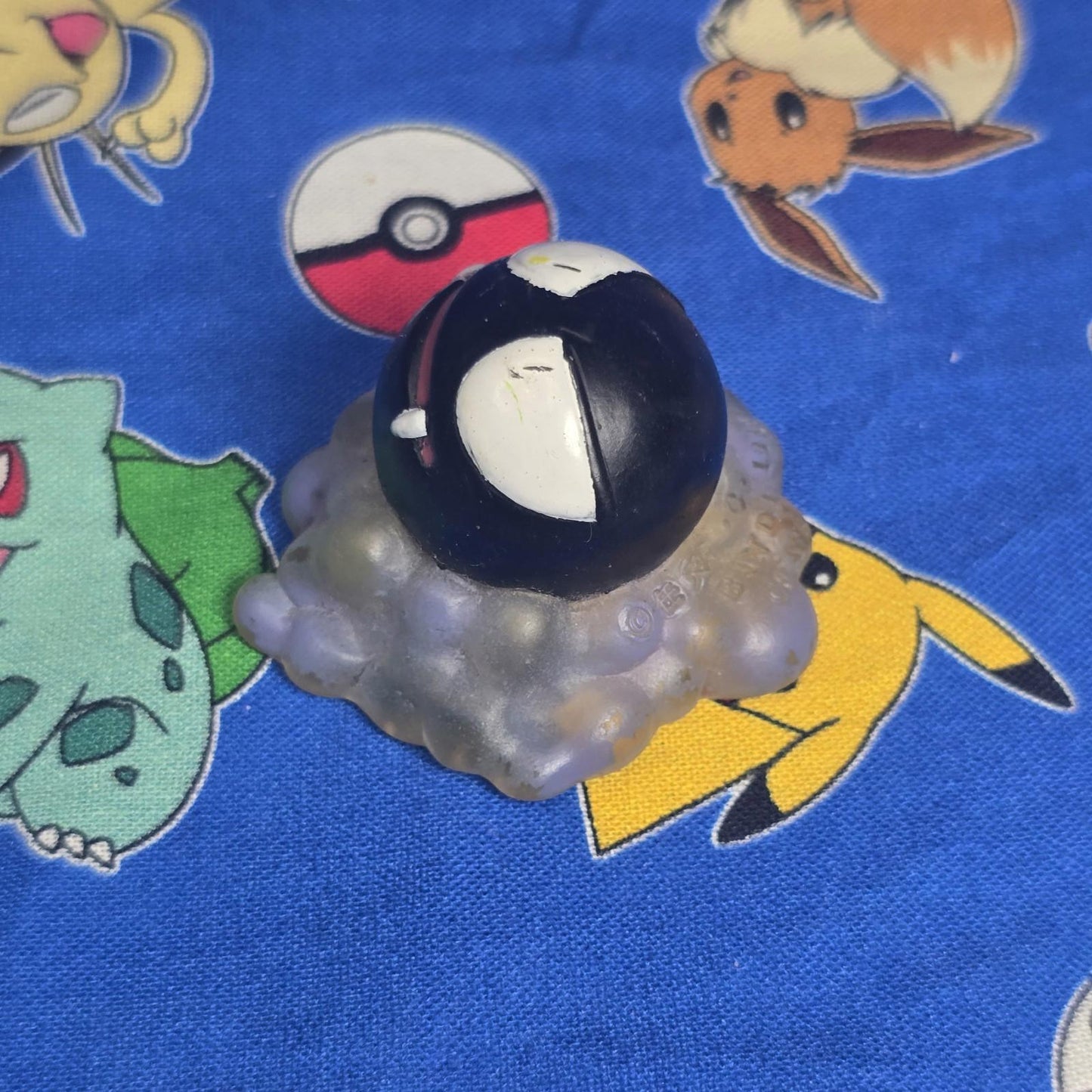 Pokemon Gastly Clear Figure Finger Puppet 1997 Nintendo Bandai Japan USA Seller