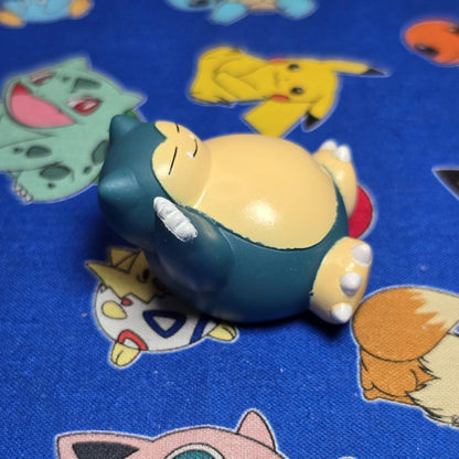 Pokemon Snorlax Figure Finger Puppet 2005 Nintendo Bandai PVC Vintage Japan USA