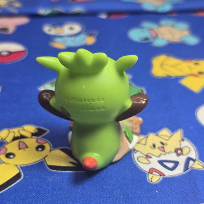 Pokemon Chespin Figure Finger Puppet 2013 Nintendo Bandai PVC Japan USA Seller