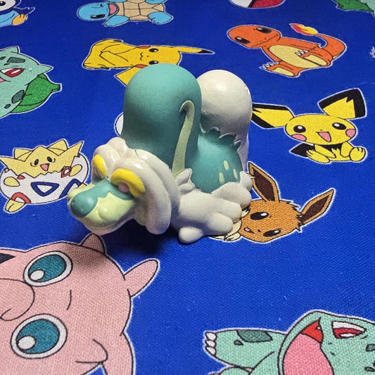 Pokemon Drampa Figure Finger Puppet B 2020 Nintendo Bandai PVC Japan USA Seller
