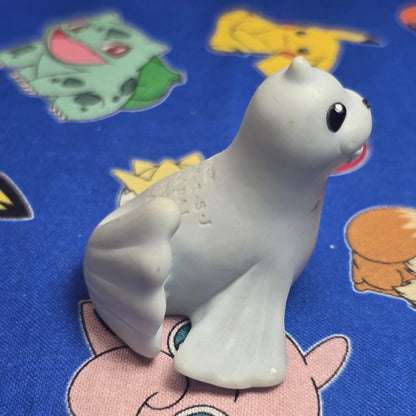 Pokemon Dewgong Blue Figure Finger Puppet 1997 Bandai Nintendo Vintage Japan USA