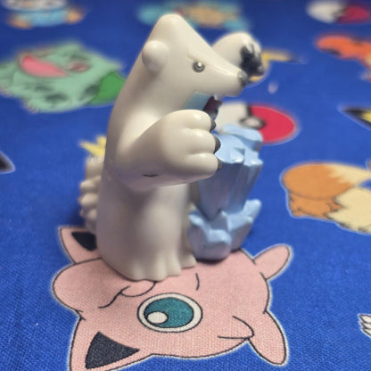 Pokemon Beartic Figure Finger Puppet 2011 Nintendo Bandai PVC Japan US Seller