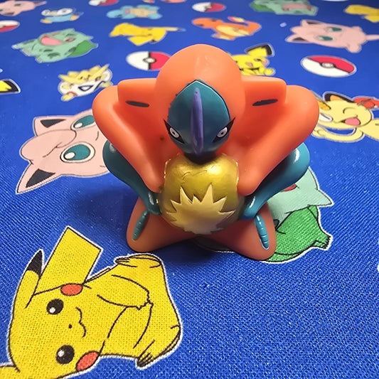 Pokemon Mega Deoxys Figure Finger Puppet 2005 Nintendo Bandai Vintage Japan USA