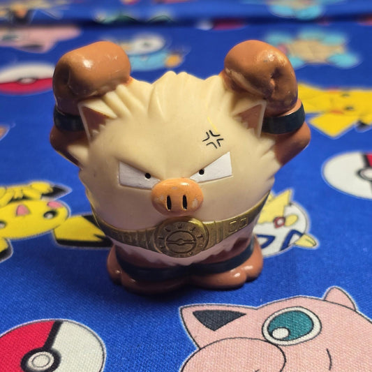 Pokemon Primeape Figure Finger Puppet 1999 Nintendo Bandai PVC Vintage Japan USA
