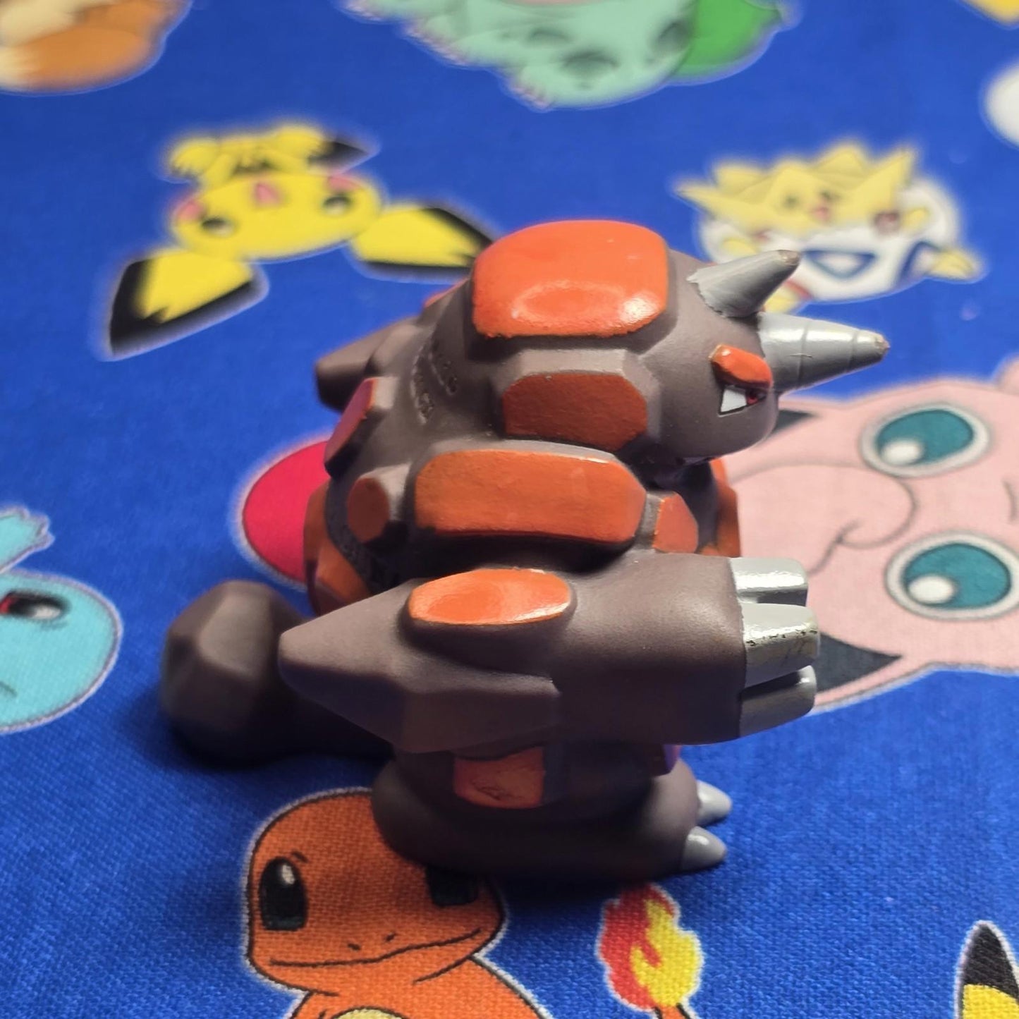 Pokemon Rhyperior Figure Finger Puppet 2007 Nintendo Bandai PVC Japan USA Seller