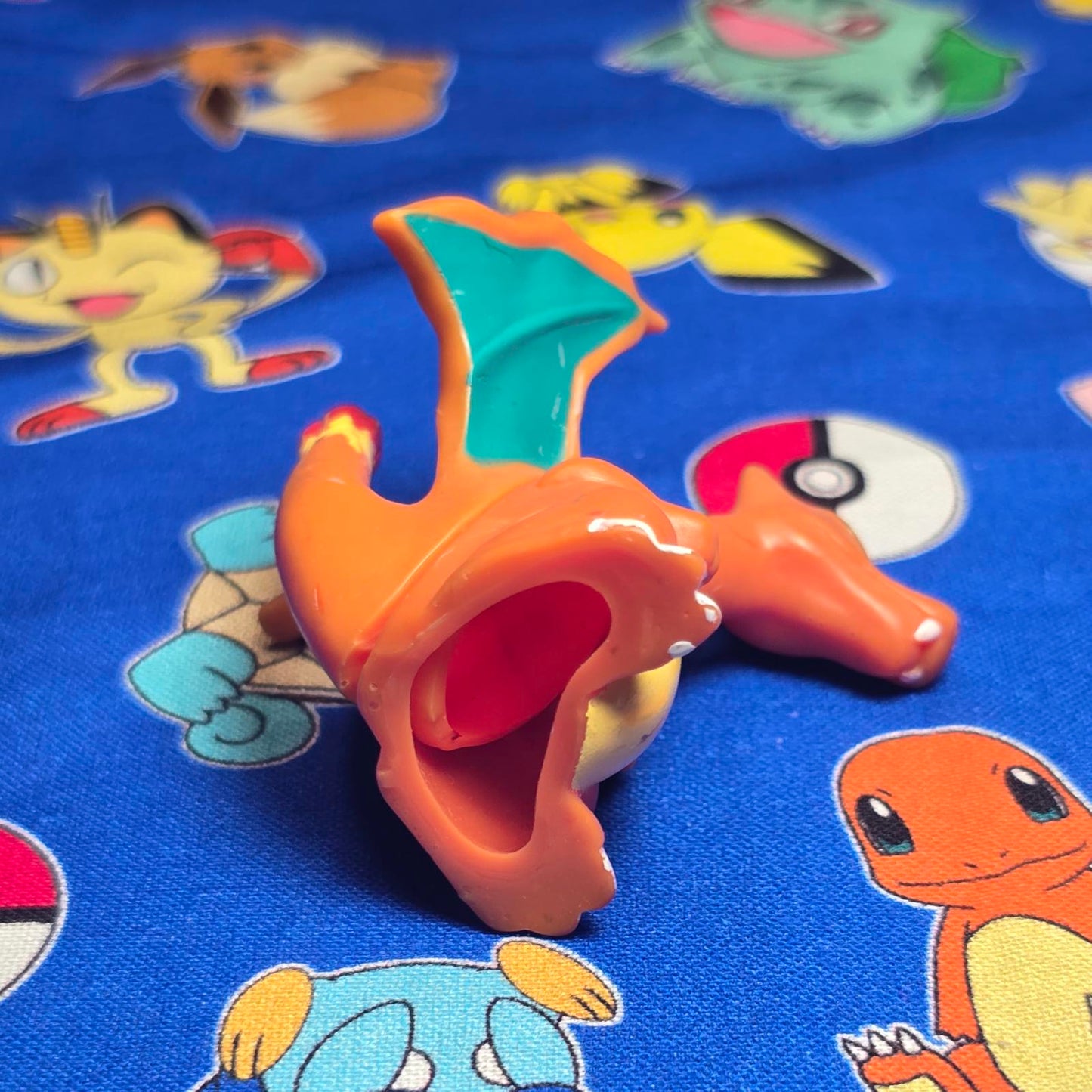 Pokemon Charizard Figure Finger Puppet 1998 Nintendo Bandai Vintage Japan USA