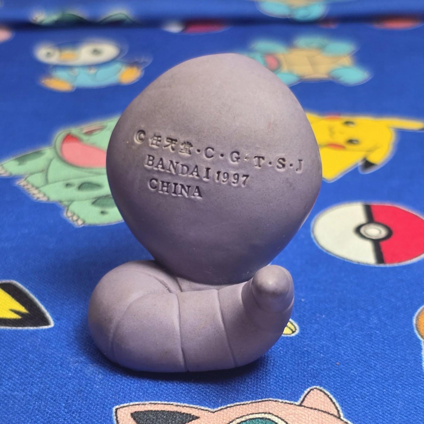 Pokemon Arbok Figure Finger Puppet 1996 Nintendo Bandai Vintage PVC Japan USA