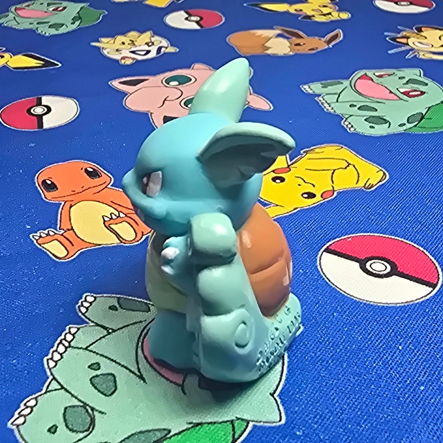 Pokemon Wartortle Figure Finger Puppet 1996 Nintendo Bandai PVC Vintage Japan US