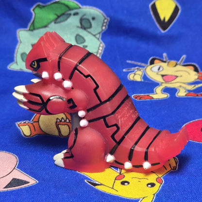 Pokemon Groudon Clear Figure Finger Puppet 2003 Nintendo Bandai Japan USA Seller