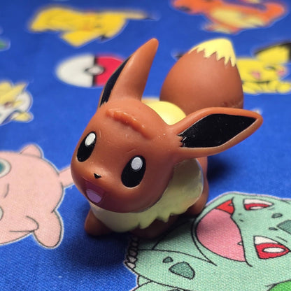 Pokemon Eevee Figure Finger Puppet 2013 Nintendo Bandai PVC Japan USA Seller