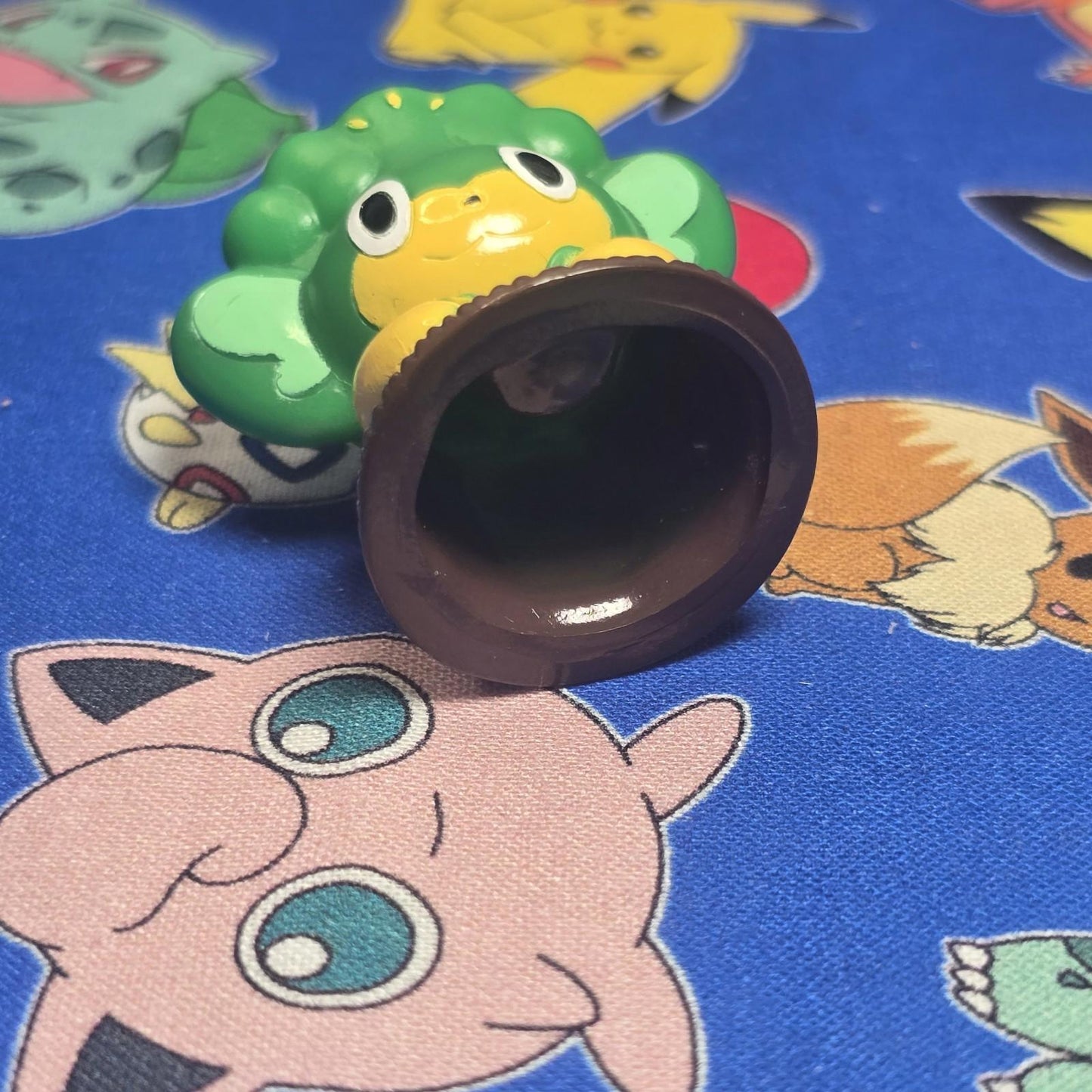 Pokemon Pansage Figure Finger Puppet 2011 Nintendo Bandai PVC Japan USA Seller