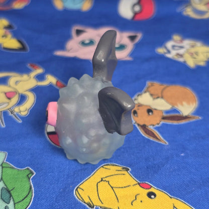 Pokemon Woobat Clear Figure Finger Puppet 2010 Nintendo Bandai Japan USA Seller
