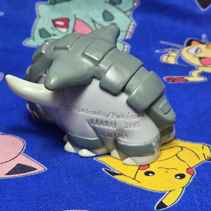 Pokemon Donphan Figure Finger Puppet 2005 Nintendo Bandai PVC Japan USA Seller