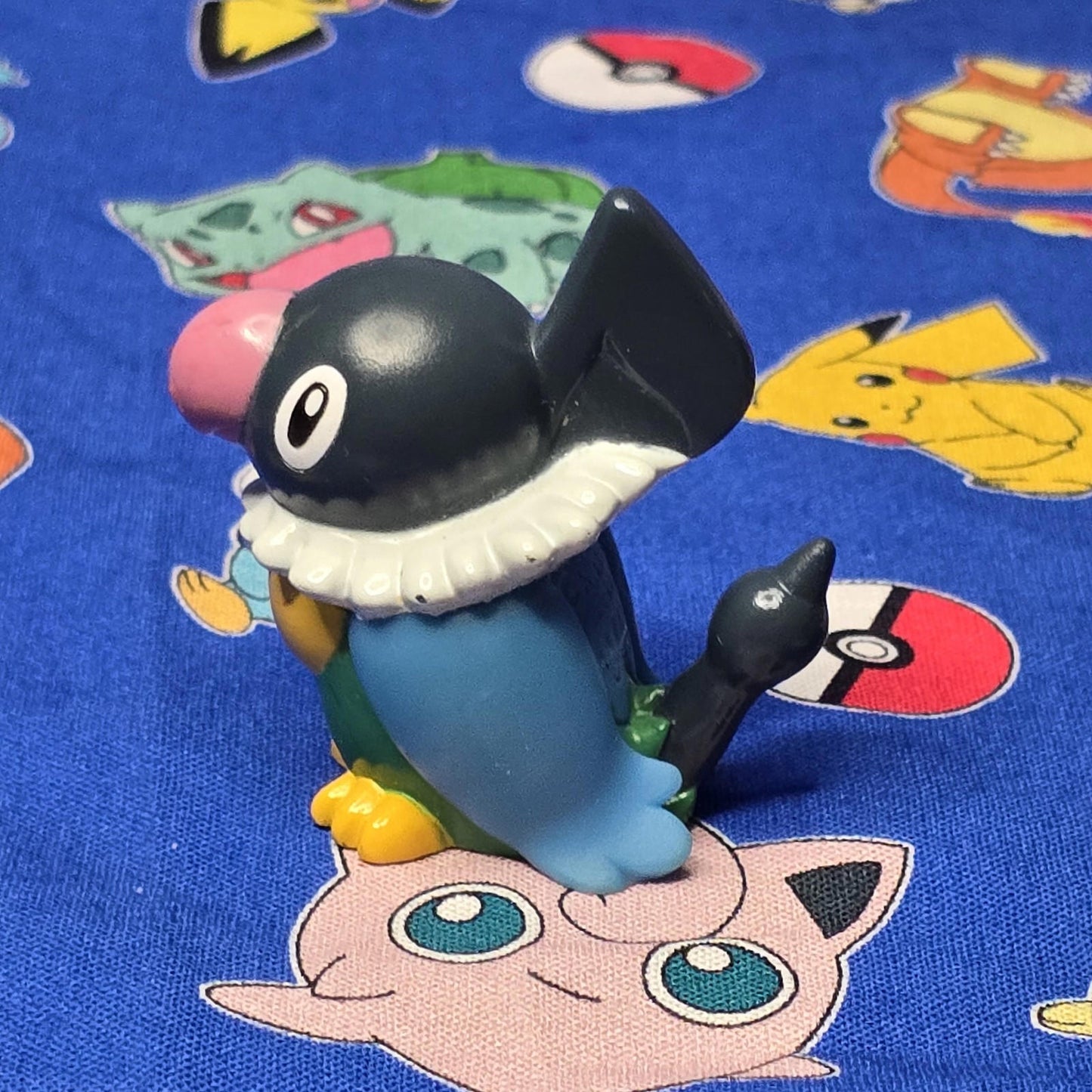 Pokemon Chatot Figure Finger Puppet 2006 Nintendo Bandai PVC Japan USA Seller