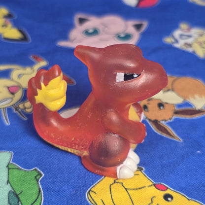 Pokemon Charmeleon Clear Figure Finger Puppet 1996 Nintendo PVC Bandai Japan USA
