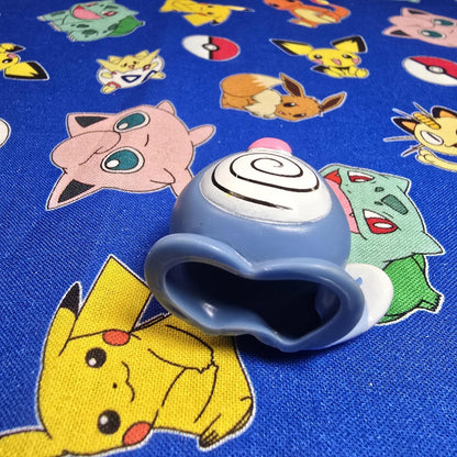 Pokemon Poliwag Dark Figure Finger Puppet 1997 Bandai Nintendo Vintage Japan USA