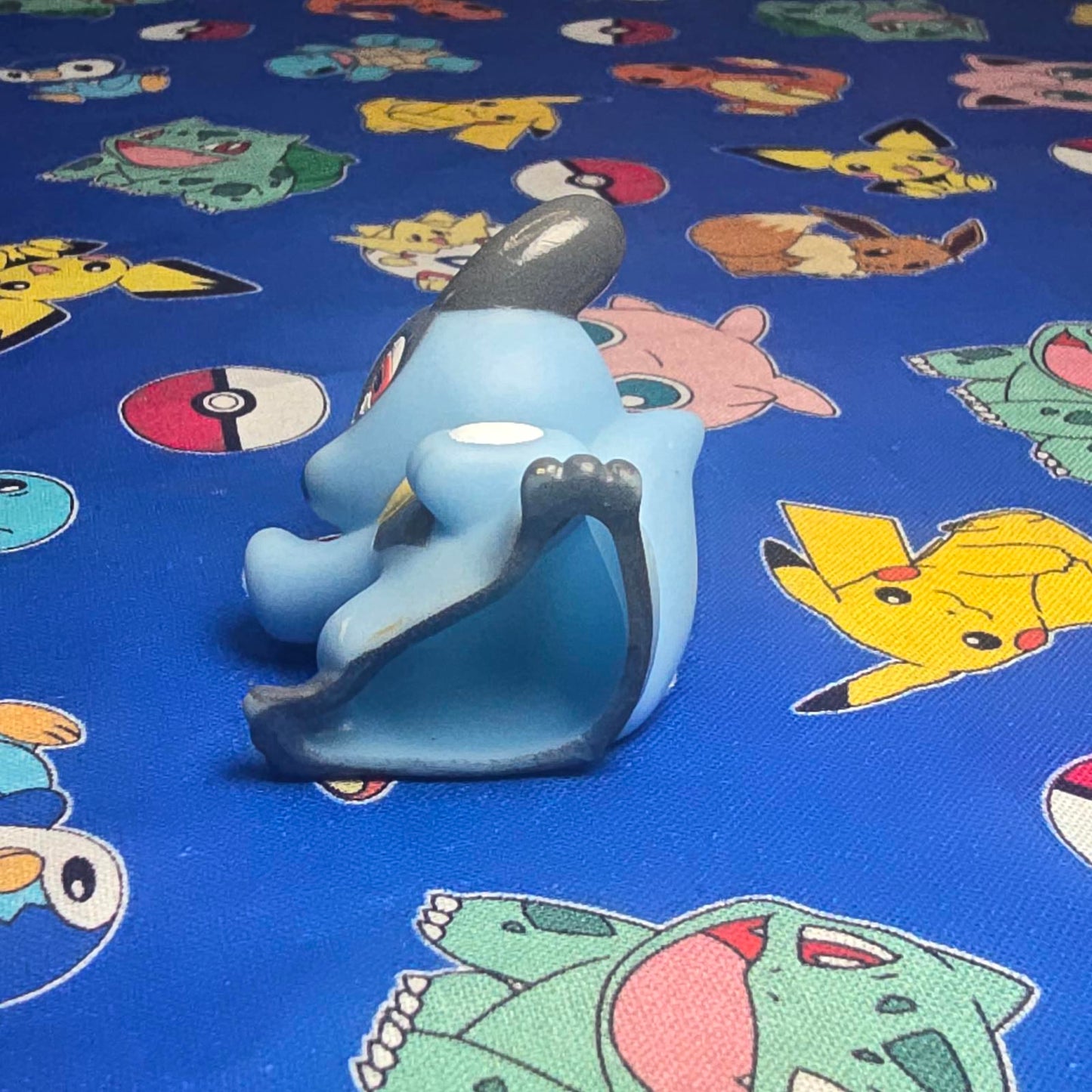 Pokemon Riolu Figure Finger Puppet 2008 Nintendo Bandai PVC Toy Japan USA Seller