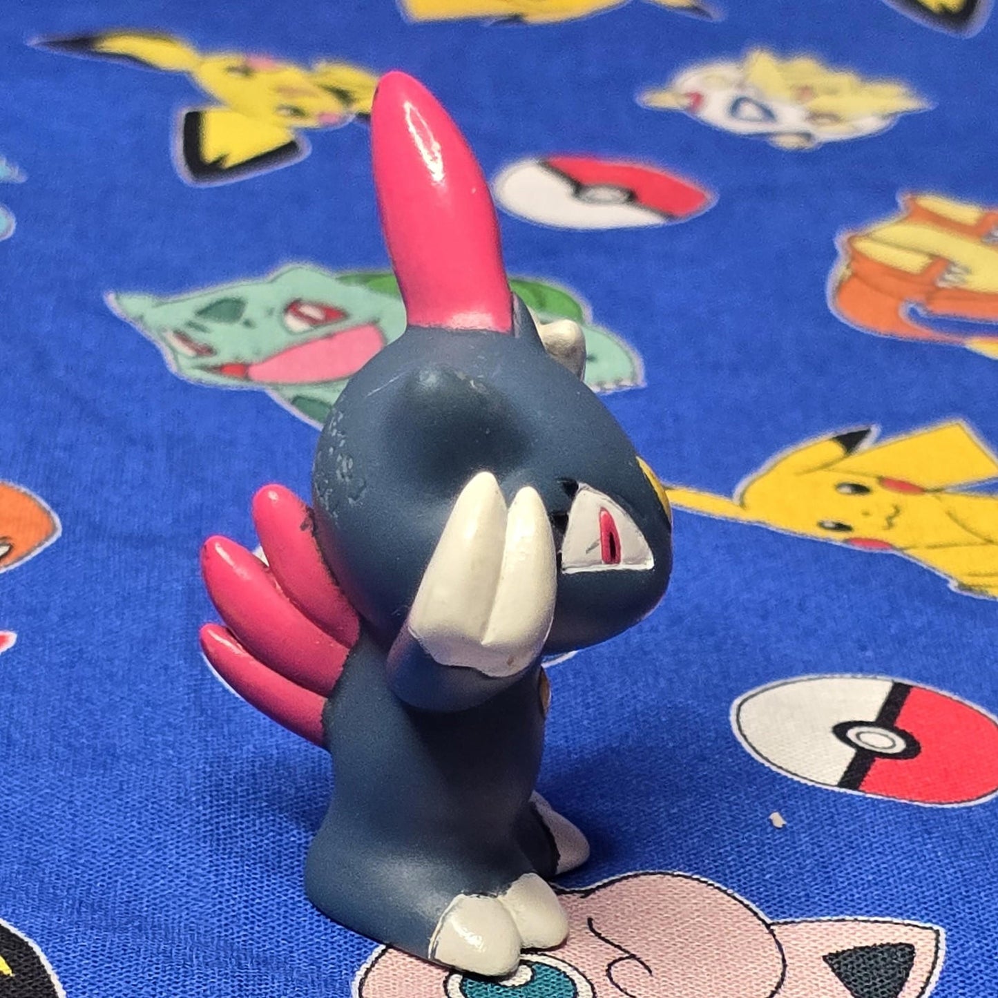Pokemon Sneasel Figure Finger Puppet 2000 Nintendo Bandai Vintage PVC Japan US