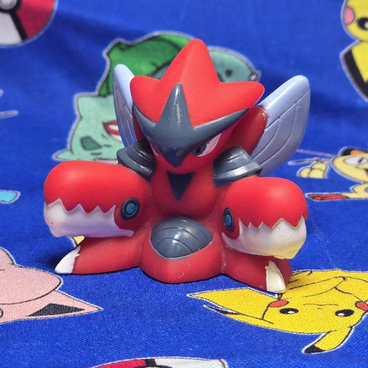 Pokemon Mega Scizor Figure Finger Puppet 2014 Nintendo Bandai Japan USA Seller