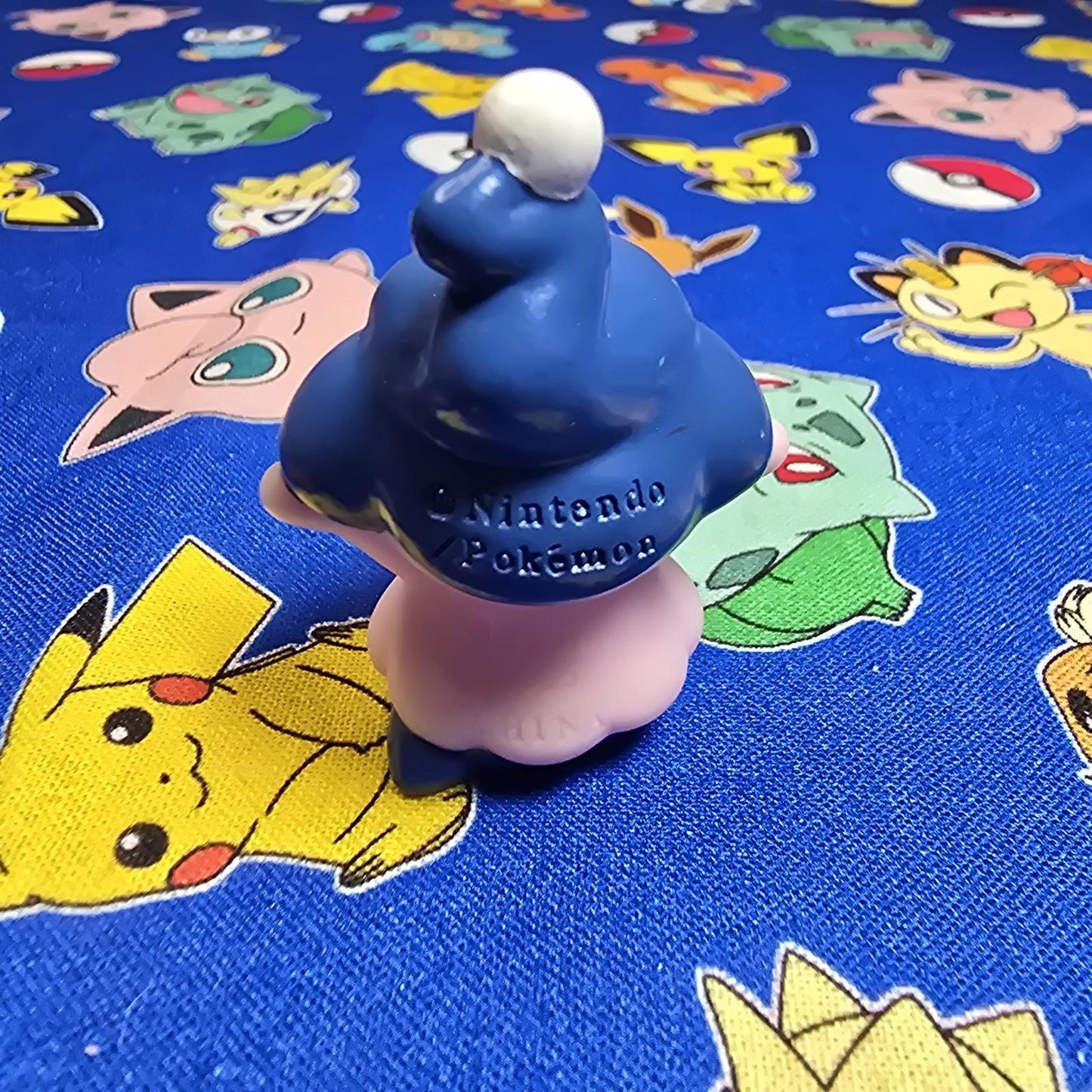 Pokemon Mime Jr Figure Finger Puppet 2005 Nintendo Bandai PVC Vintage Japan US