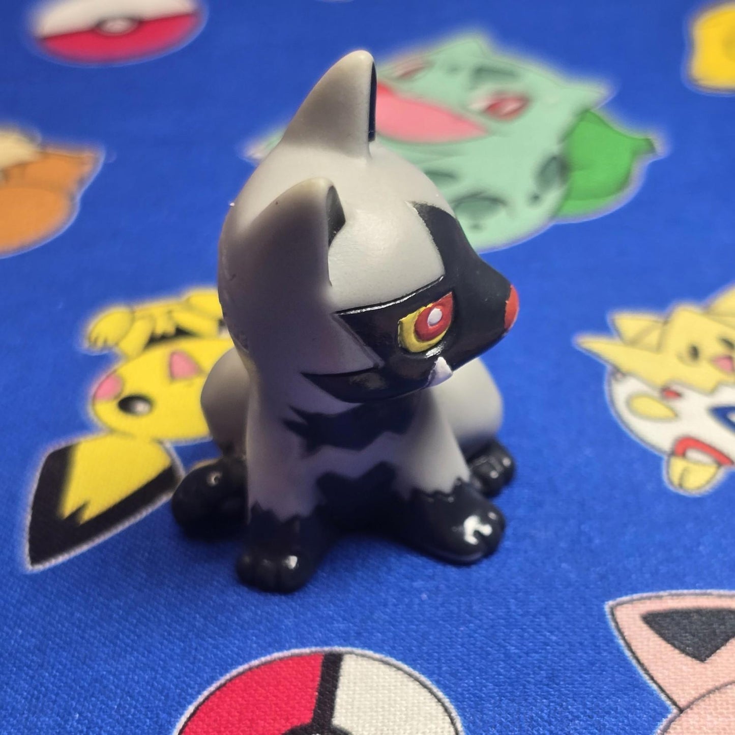 Pokemon Poochyena Figure Finger Puppet 2003 Nintendo Bandai PVC Japan USA Seller