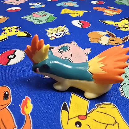 Pokemon Quilava Figure Finger Puppet 2000 Nintendo Bandai PVC Vintage Japan USA