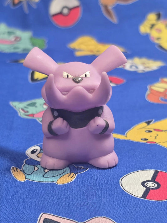 Pokemon Granbull Figure Finger Puppet 2001 Nintendo Bandai PVC Vintage Japan USA