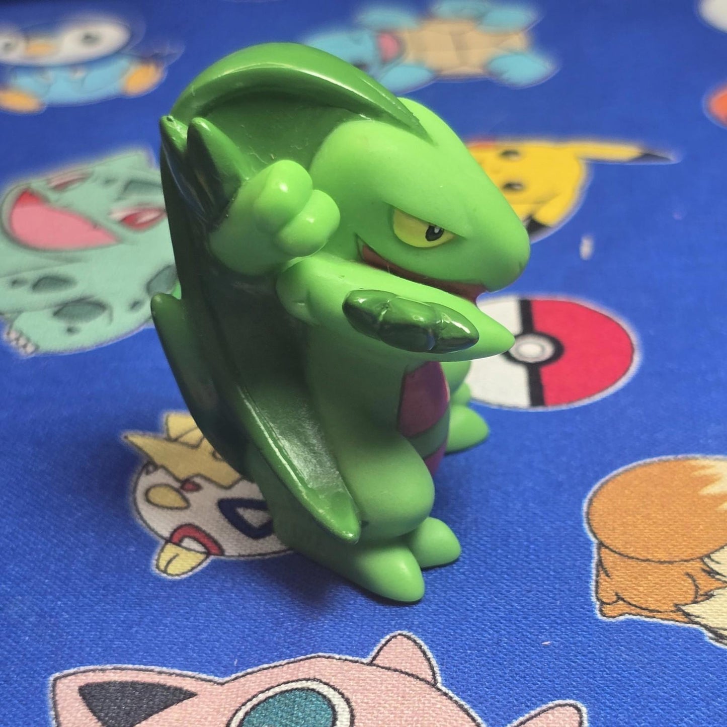 Pokemon Grovyle Figure Finger Puppet 2010 Nintendo Bandai PVC Japan USA Seller