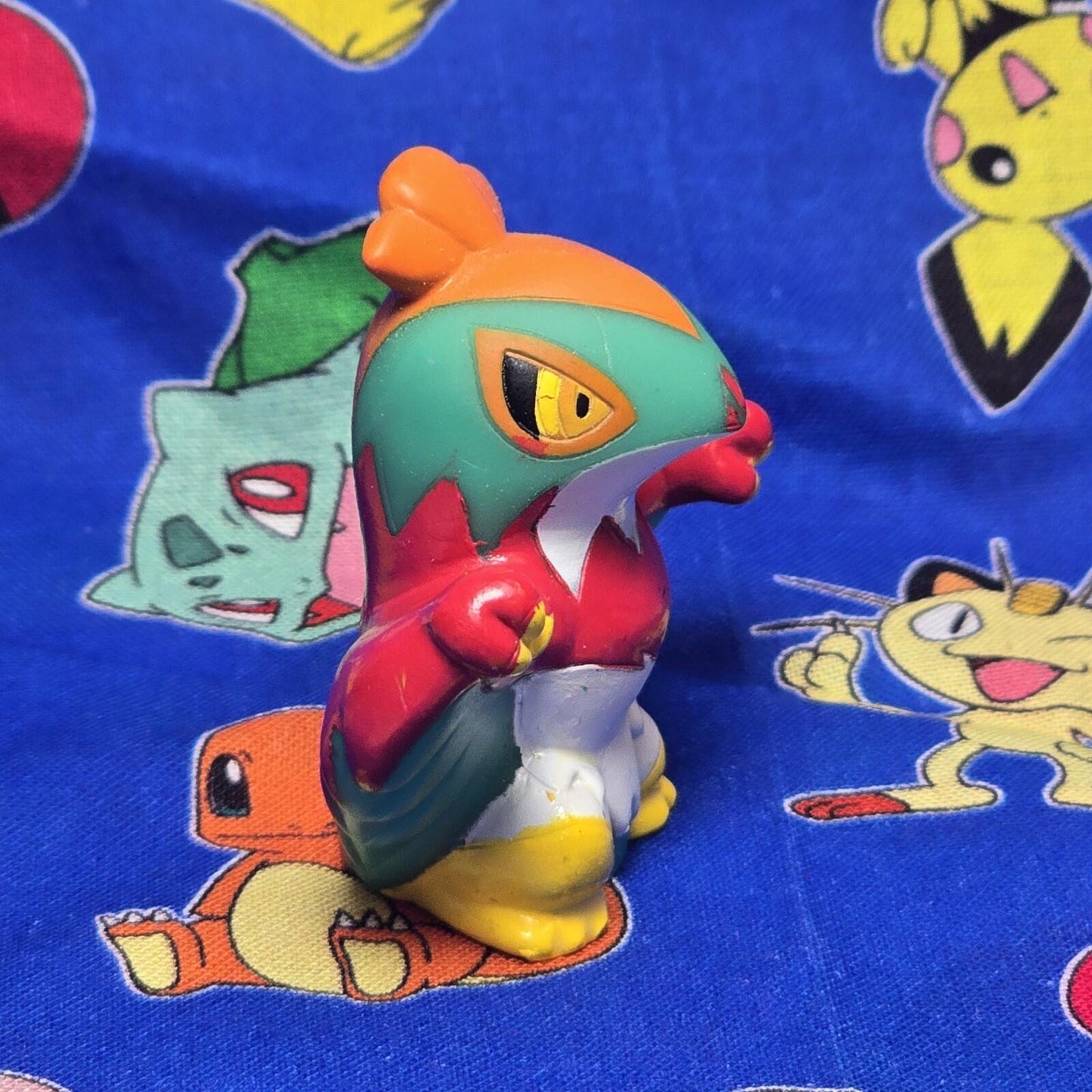 Pokemon Hawlucha Figure Finger Puppet 2014 Nintendo Bandai PVC Japan USA Seller