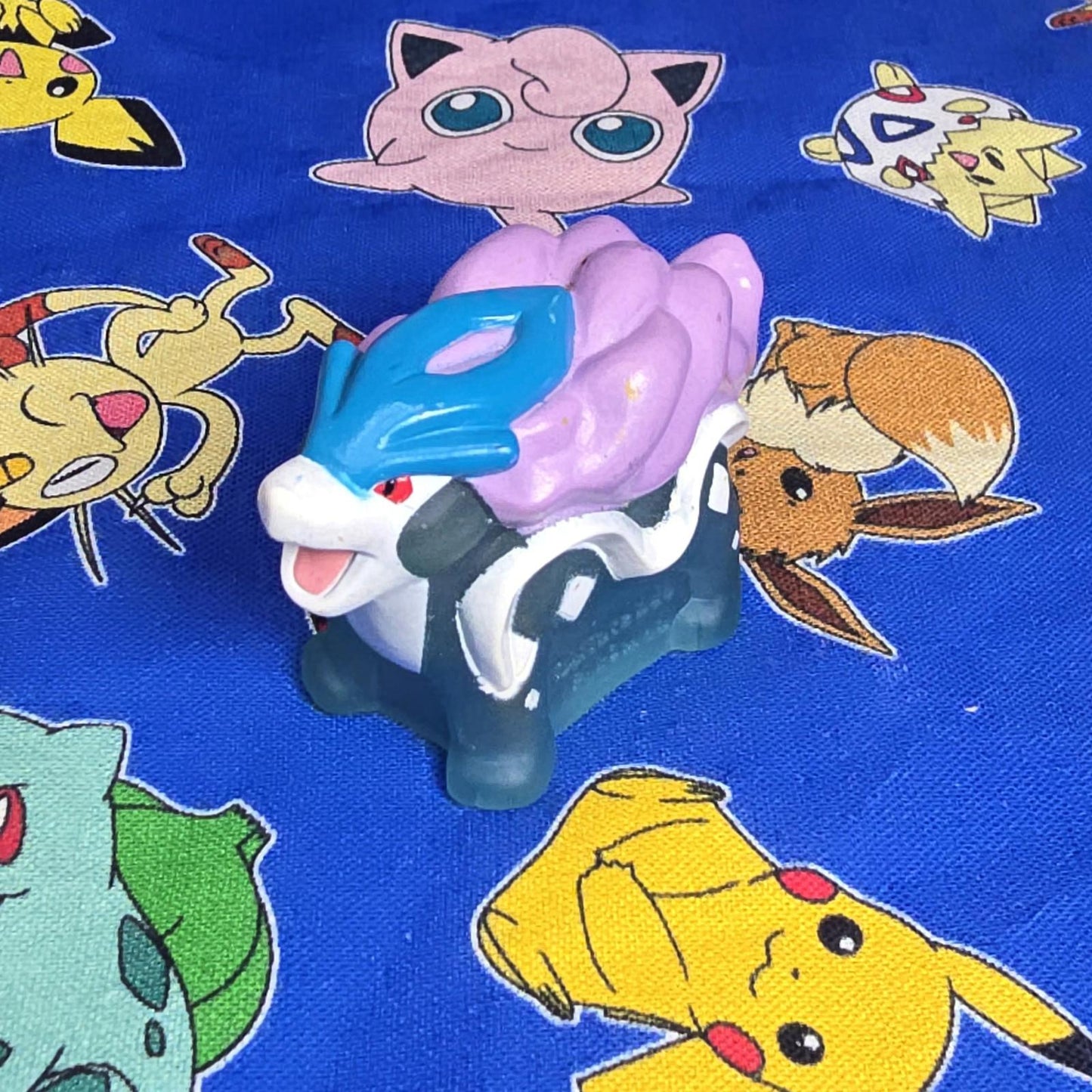 Pokemon Suicune Clear Figure Finger Puppet 2009 Nintendo Bandai Japan USA Seller