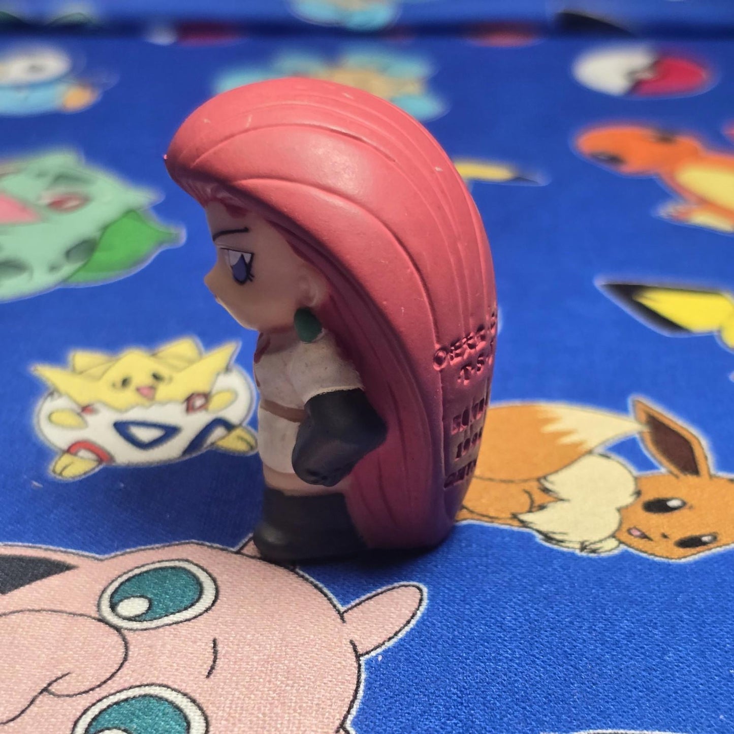 Pokemon Jessie Team Rocket Figure Finger Puppet 1998 Nintendo Bandai Vintage US