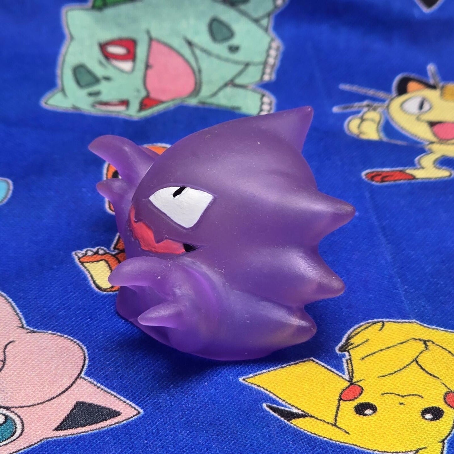 Pokemon Haunter Clear Figure Finger Puppet 1998 Nintendo Bandai Vintage Japan US