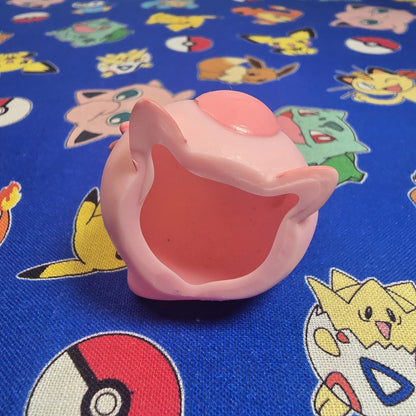 Pokemon Chansey Figure Finger Puppet 1997 Nintendo Bandai PVC Vintage Japan USA