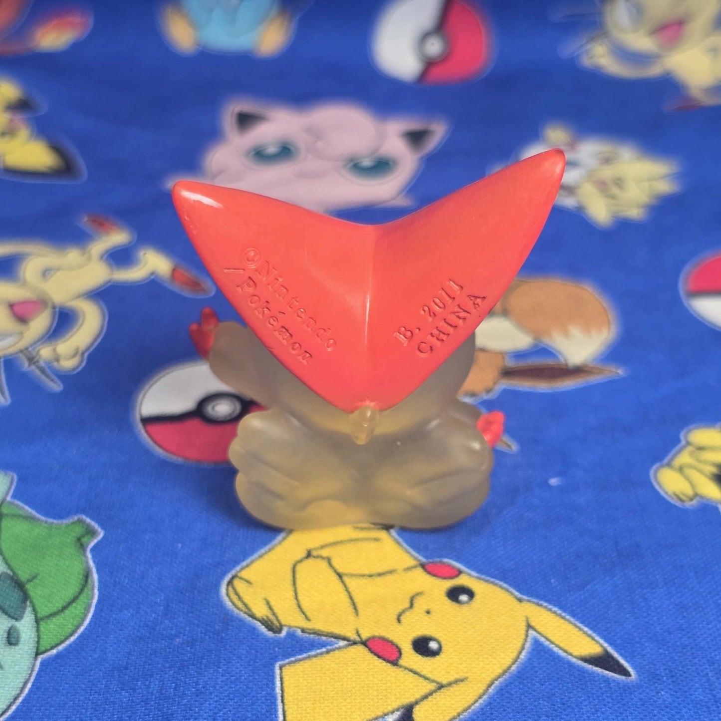 Pokemon Victini Clear Figure Finger Puppet 2011 Nintendo Bandai Japan USA Seller